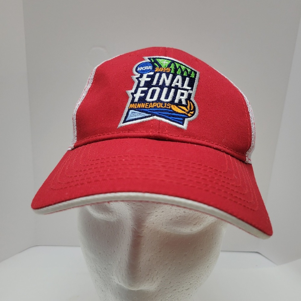 2019 NCAA Final Four Minneapolis Trucker Hat Red Adjustable Coca Cola  Promo Cap